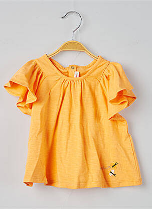 T-shirt orange CATIMINI pour fille