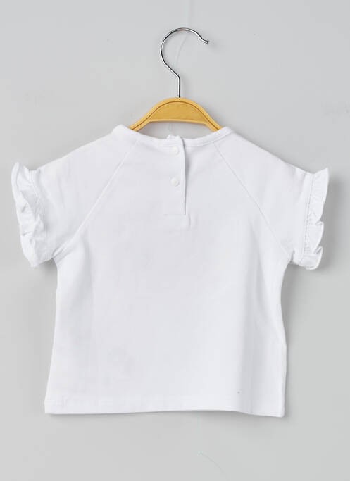 T-shirt blanc LILI GAUFRETTE fille