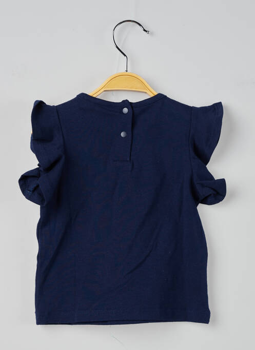 T-shirt bleu LILI GAUFRETTE pour fille