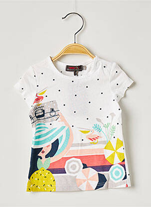 T-shirt blanc CATIMINI fille