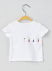 T-shirt blanc ABSORBA pour fille seconde vue