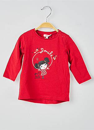 T-shirt rouge CATIMINI pour fille