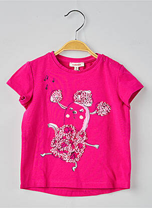 T-shirt rose CATIMINI fille