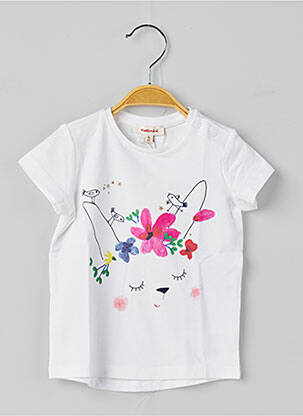 T-shirt blanc CATIMINI fille
