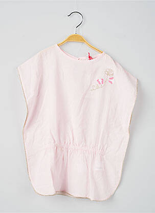 Blouse rose LILI GAUFRETTE fille
