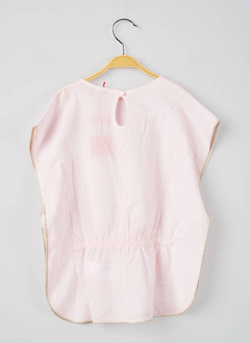 Blouse rose LILI GAUFRETTE pour fille