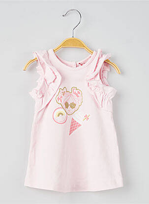 Robe courte rose LILI GAUFRETTE fille