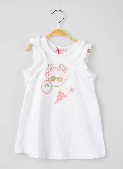 Robe courte blanc LILI GAUFRETTE fille