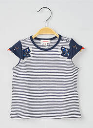 T-shirt bleu CATIMINI fille