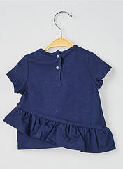 T-shirt bleu LILI GAUFRETTE pour fille seconde vue