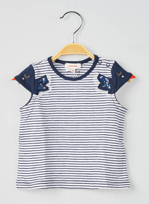 T-shirt bleu CATIMINI fille