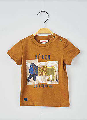 T-shirt marron CATIMINI garçon