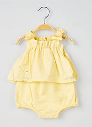 Barboteuse jaune LILI GAUFRETTE fille