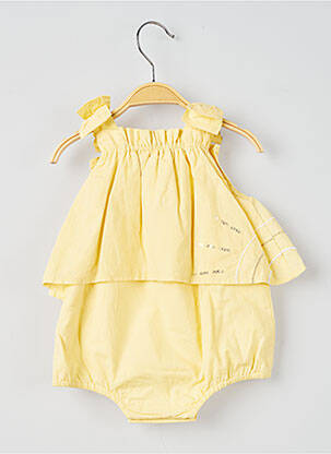 Barboteuse jaune LILI GAUFRETTE fille