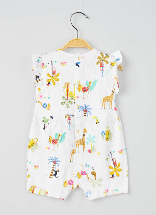 Combishort blanc CATIMINI pour fille