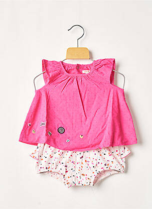 Ensemble short rose CATIMINI fille