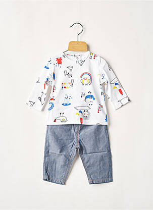 Ensemble pantalon blanc CATIMINI garçon