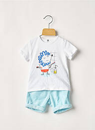 Ensemble short blanc CATIMINI garcon