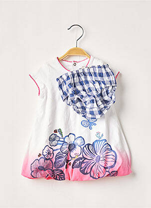 Ensemble short blanc CATIMINI fille