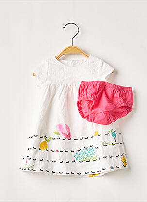 Ensemble short blanc CATIMINI fille