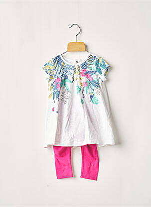 Ensemble pantalon blanc CATIMINI fille