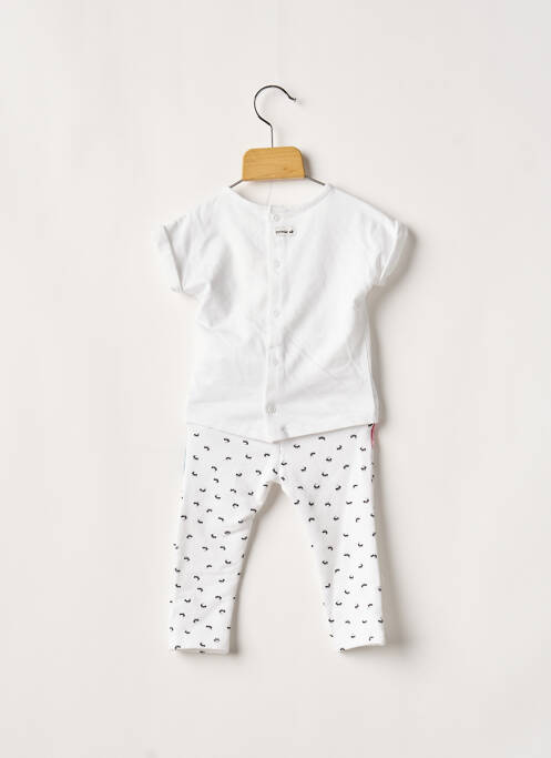 Ensemble pantalon blanc CATIMINI pour fille