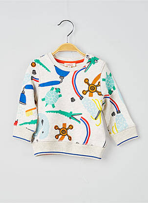 Sweat-shirt beige CATIMINI pour garçon