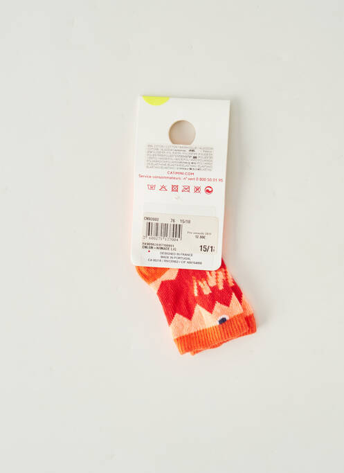 Chaussettes orange CATIMINI pour garçon