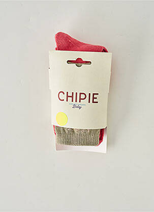 Collants rouge CHIPIE fille