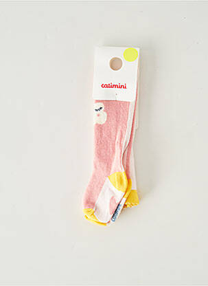 Collants rose CATIMINI fille