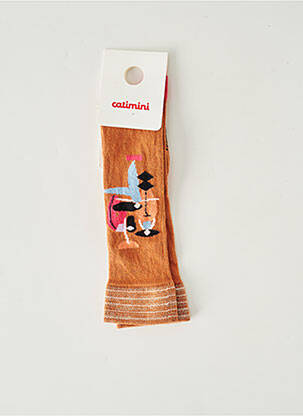 Chaussettes marron CATIMINI fille