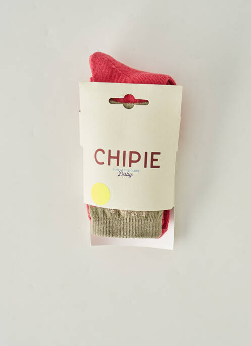 Collants rouge CHIPIE fille