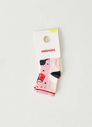 Chaussettes rose CATIMINI fille