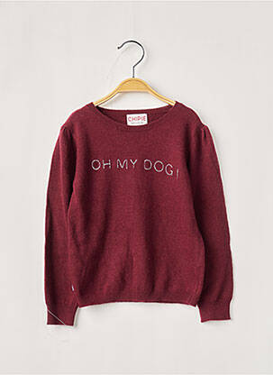 Pull rouge CHIPIE fille