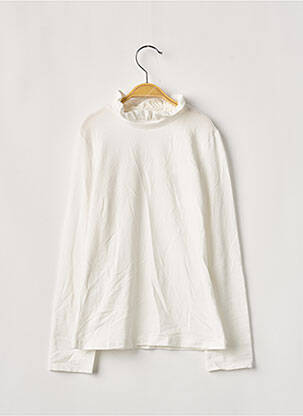 Sous-pull blanc CATIMINI pour fille