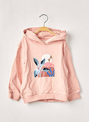 Sweat-shirt à capuche rose CATIMINI pour fille