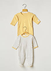 Pyjama jaune ABSORBA pour fille seconde vue