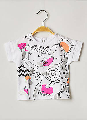 T-shirt blanc CATIMINI fille