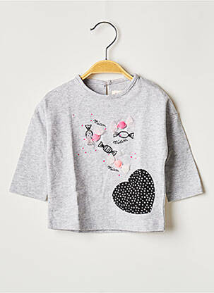 T-shirt gris CATIMINI fille