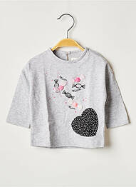 T-shirt gris CATIMINI fille
