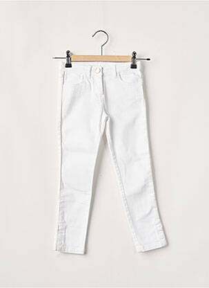 Pantalon slim blanc LILI GAUFRETTE fille