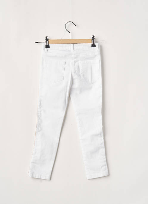 Pantalon slim blanc LILI GAUFRETTE pour fille