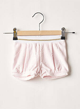 Short rose LILI GAUFRETTE fille