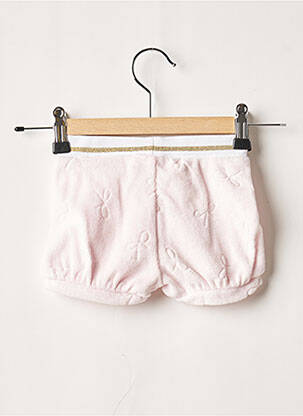 Short rose LILI GAUFRETTE fille