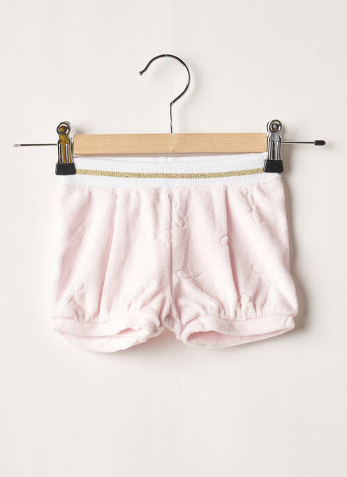 Short rose LILI GAUFRETTE fille