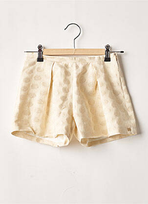 Short beige LILI GAUFRETTE fille