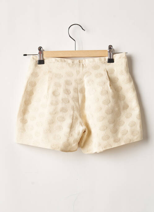 Short beige LILI GAUFRETTE pour fille