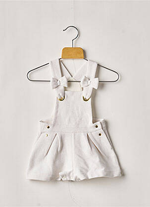 Salopette beige LILI GAUFRETTE fille