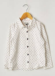 Chemise manches longues blanc JEAN BOURGET garcon