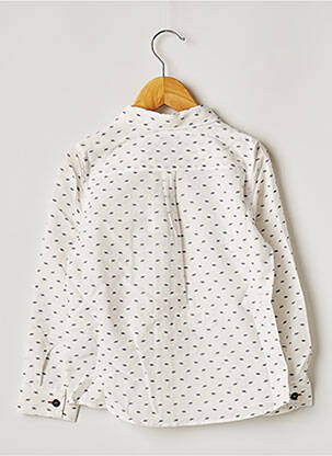Chemise manches longues blanc JEAN BOURGET garçon